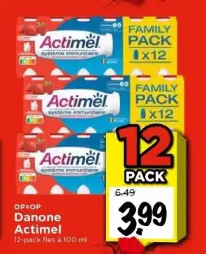 Vomar Voordeelmarkt Danone Actimel aanbieding