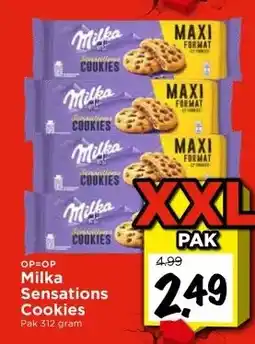 Vomar Voordeelmarkt Milka Sensations Cookies aanbieding