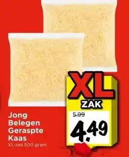 Vomar Voordeelmarkt Jong Belegen Geraspte Kaas aanbieding