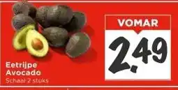 Vomar Voordeelmarkt Eetrijpe Avocado aanbieding