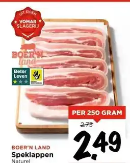 Vomar Voordeelmarkt BOER'N LAND Speklappen aanbieding