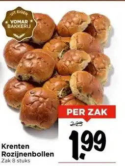 Vomar Voordeelmarkt Krenten Rozijnenbollen aanbieding