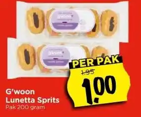 Vomar Voordeelmarkt G'woon Lunetta Sprits aanbieding