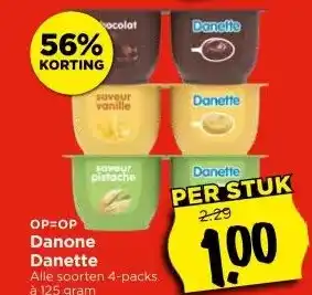 Vomar Voordeelmarkt Danone Danette aanbieding