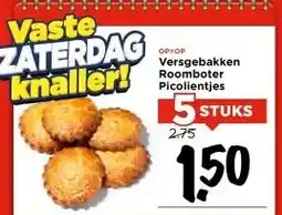 Vomar Voordeelmarkt Versgebakken Roomboter Picolientjes aanbieding