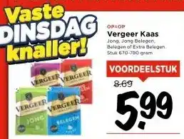 Vomar Voordeelmarkt Vergeer Kaas aanbieding