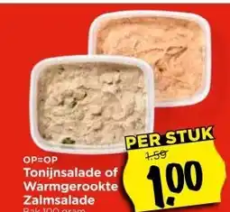 Vomar Voordeelmarkt Tonijnsalade of Warmgerookte Zalmsalade aanbieding