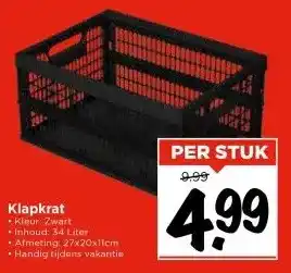 Vomar Voordeelmarkt Klapkrat aanbieding