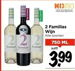 Vomar Voordeelmarkt 2 Familias Wijn aanbieding