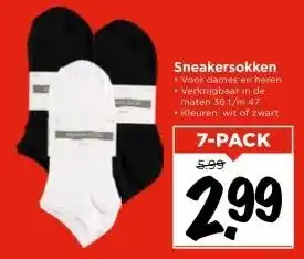 Vomar Voordeelmarkt Sneakersokken aanbieding