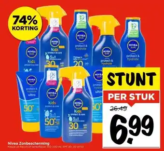 Vomar Voordeelmarkt Nivea Zonbescherming aanbieding