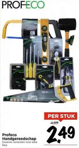 Vomar Voordeelmarkt Profeco Handgereedschap aanbieding