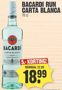 Super Dirck 3 BACARDI RUN CARTA BLANCA aanbieding