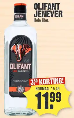 Super Dirck 3 OLIFANT JENEVER aanbieding