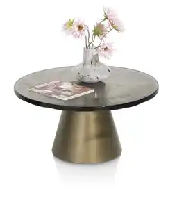 Henders & Hazel Eloy, salontafel 81 x 81 cm - glazen blad aanbieding