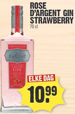 Super Dirck 3 ROSE D'ARGENT GIN STRAWBERRY aanbieding