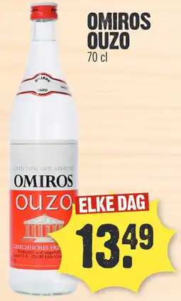 Super Dirck 3 OMIROS OUZO aanbieding