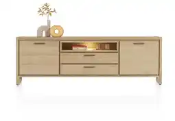 Henders & Hazel Nystead, dressoir 210 cm. - 2-deuren + 2-laden + 1-niche (+ LED) aanbieding