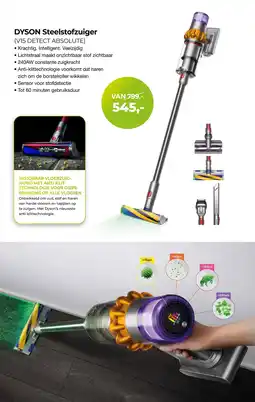 EP Beerepoot DYSON Steelstofzuiger V15 Detect absolute aanbieding
