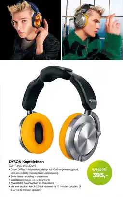 EP Beerepoot DYSON Koptelefoon Ontrac yellow aanbieding