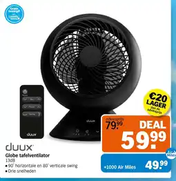 Albert Heijn Globe tafelventilator aanbieding