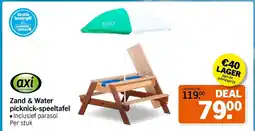 Albert Heijn Zand & Water picknick-speeltafel aanbieding