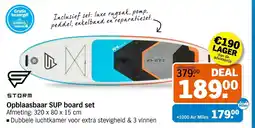 Albert Heijn Opblaasbaar SUP board set aanbieding