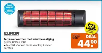 Albert Heijn Terrasverwarmer met wandbevestiging aanbieding
