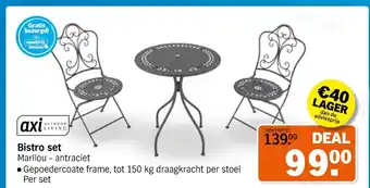 Albert Heijn Bistro set aanbieding