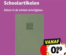 Kruidvat Schoolartikelen aanbieding