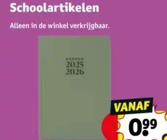 Kruidvat Schoolartikelen aanbieding