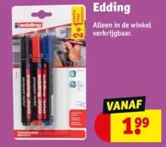 Kruidvat Edding aanbieding