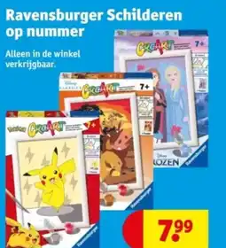 Kruidvat Ravensburger Schilderen op nummer aanbieding