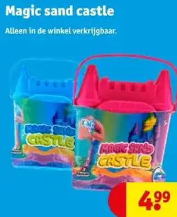 Kruidvat Magic sand castle aanbieding