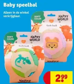 Kruidvat Baby speelbal aanbieding