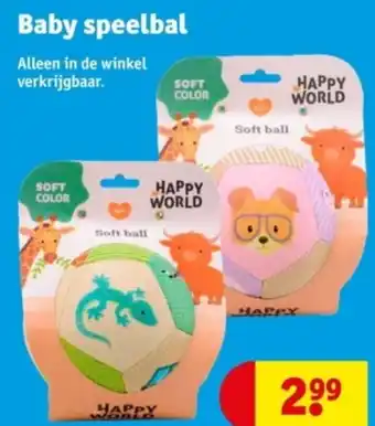 Kruidvat Baby speelbal aanbieding