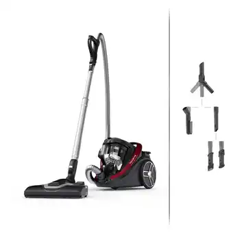 Bol.com Rowenta - Zakloze stofzuiger 500w 59db rood/zwart - RO7933EA aanbieding
