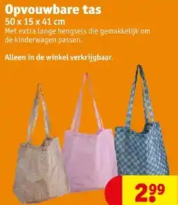 Kruidvat Opvouwbare tas aanbieding