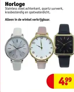 Kruidvat Horloge aanbieding