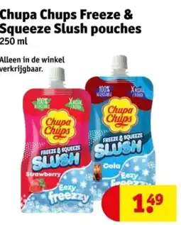 Kruidvat Chupa Chups Freeze & Squeeze Slush pouches aanbieding