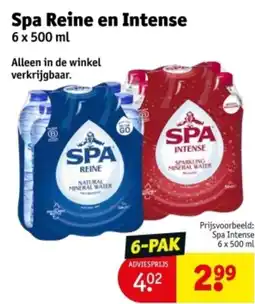 Kruidvat Spa Reine en Intense aanbieding