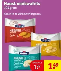 Kruidvat Haust maïswafels aanbieding