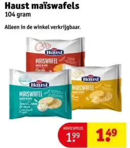 Kruidvat Haust maïswafels aanbieding