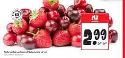 Jumbo Nederlandse aardbeien of Nederlandse kersen aanbieding