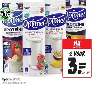Jumbo Optimel drink aanbieding