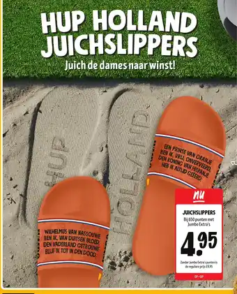 Jumbo Juichslippers aanbieding