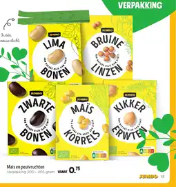 Jumbo Mais en peulvruchten aanbieding