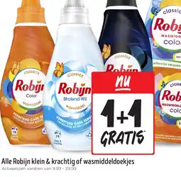 Jumbo Alle Robijn klein & krachtig of wasmiddeldoekjes aanbieding