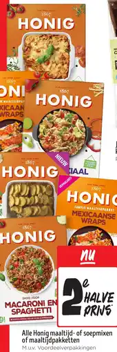 Jumbo Alle Honiq maaltijd of soepmixen of maaltijdpakketten aanbieding