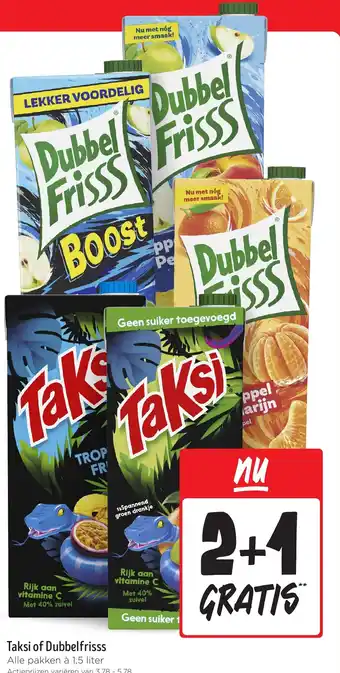 Jumbo Taksi of Dubbelfrisss aanbieding